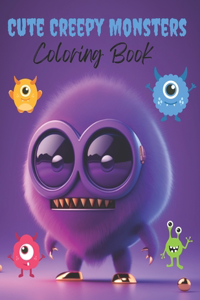 Cute Creepy Monsters Coloring Book