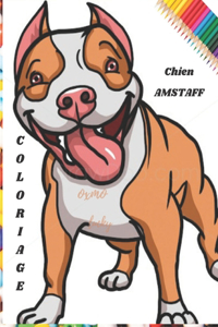 Coloriage Chien Amstaff