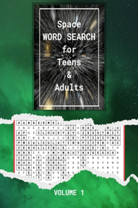 Space WORD Search for Teens & Adults Volume 1