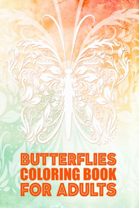 Butterflies Coloring Book For Adults