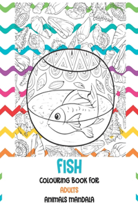 Mandala Colouring Book for Adults - Animals - Fish