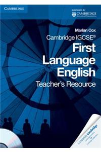 Cambridge Igcse First Language English Teacher's Resource Book [With CDROM]