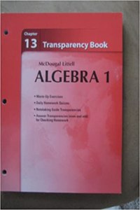 Holt McDougal Larson Algebra 1