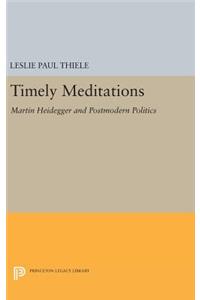 Timely Meditations