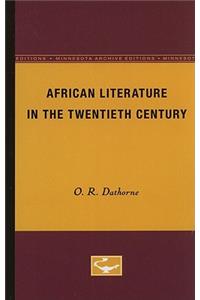African Literature in the Twentieth Century