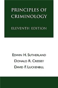 Principles of Criminology