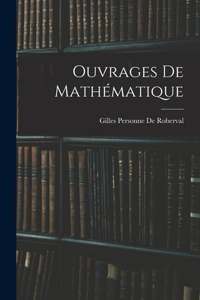 Ouvrages De Mathématique