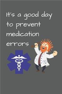 it's a good day to prevent medication errors