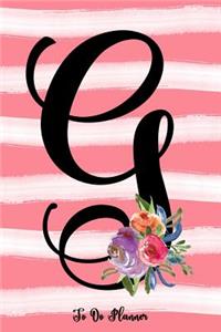 Monogram G Notebook