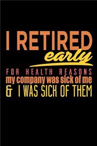 I Retired Early For Health Reasons My Company Was Sick Of Me And I Was Sick Of Them