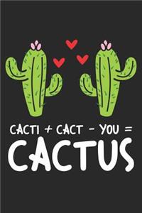 Cactus: Succulent Plant Relationship Couples Dot Grid Journal, Diary, Notebook 6 x 9 inches with 120 Pages