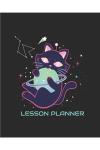 Lesson Planner: Cat Planet Undated Ultimate Teaching Planner and Organizer for 2019 - 2020 School Year