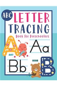 ABC Letter Tracing Book for Preschoolers