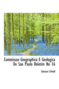 Commiss O Geographica E Geologica de S O Paulo Boletim No 16