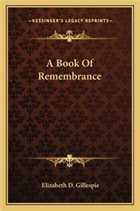 Book of Remembrance
