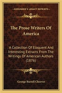 Prose Writers of America the Prose Writers of America