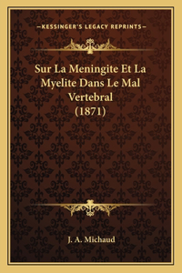 Sur La Meningite Et La Myelite Dans Le Mal Vertebral (1871)