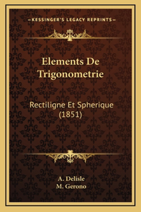 Elements De Trigonometrie