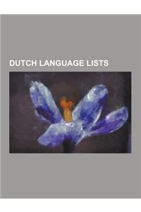 Dutch Language Lists