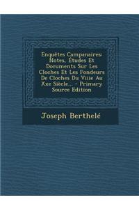 Enquêtes Campanaires