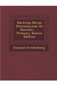 Doctrina Novae Hierosolymae de Domino...