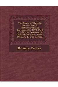 The Poems of Barnabe Barnes