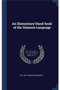 An Elementary Hand-book of the Siamese Language