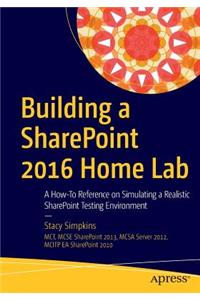 Building a Sharepoint 2016 Home Lab