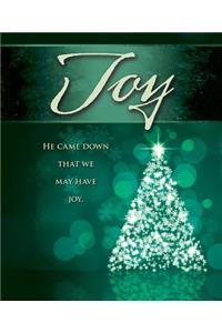 Joy Tree Advent Bulletin, Large (Pkg of 50)