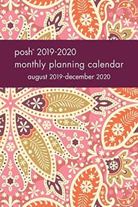 Posh: Boho Blush 2019-2020 Monthly Pocket Planning Calendar