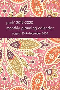 Posh: Boho Blush 2019-2020 Monthly Pocket Planning Calendar