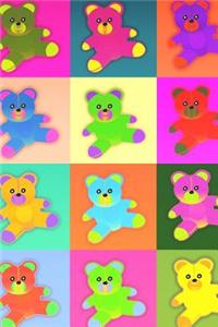 Cute Colorful Teddy Bears Journal