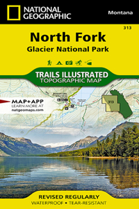 North Fork: Glacier National Park Map