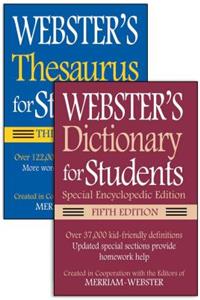 Webster's for Students Dictionary/Thesaurus Shrink-Wrapped Set