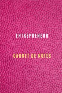 Carnet de Notes d'entrepreneur pour noter les objectifs de travail et business, les activités quotidiennes et les réflexions, Historiques, stratégies