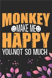 Monkey Make Me Happy You, Not So Much