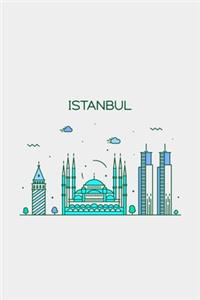 Istanbul Minimalist Travel Notebook [Lined] [6x9] [110 pages]