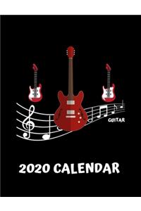 Guitar 2020 Calendar