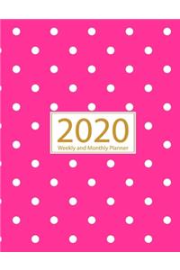 2020 Academic Planner Weekly And Monthly