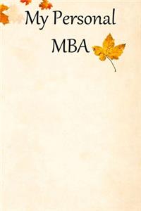 My Personal MBA