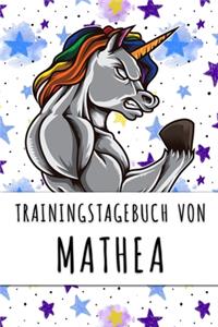Trainingstagebuch von Mathea