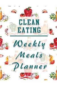 Clean Eating Weekly Meals Planner
