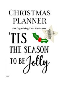 Christmas Planner Tis The Season To Be Jolly