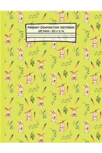 Rabbits Primary Composition Notebook