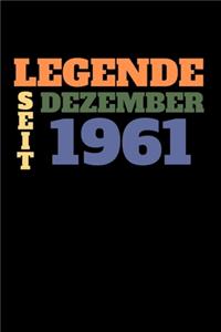 Legende seit Dezember 1961