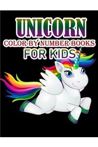Unicorn Color By Number Books For Kids