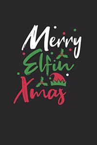 Merry Elfin Christmas Notebook
