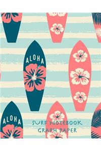 Surf Notebook Graph Paper