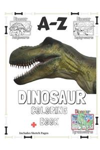 A-Z Dinosaur Coloring Book