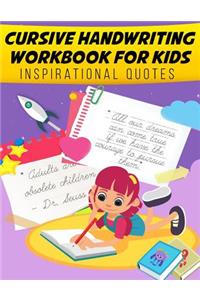 Cursive Handwriting Workbook